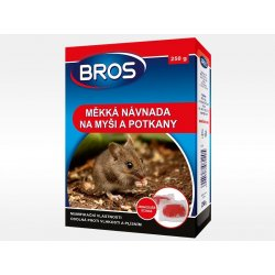 Bros - měkká nástraha na myši a potkany 150 g - rodenticid